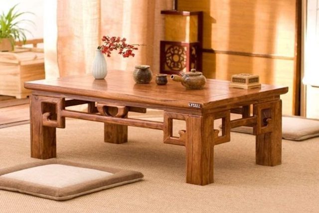 bàn gỗ kiểu nhật thanh lý